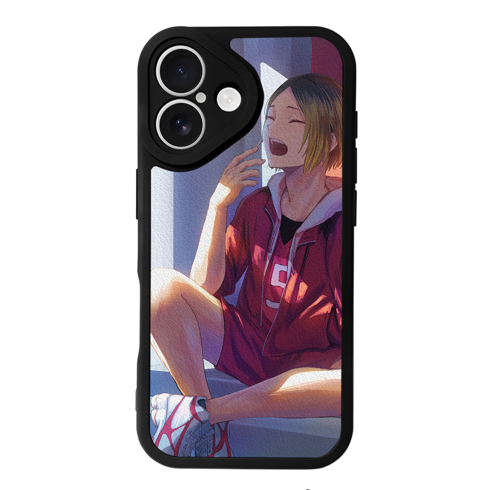 （画像用） ハイキュー!! Haikyu!! 【iPhone 16シリーズ対応】シリコンスマホケース（レザー調） 材質：シリコン